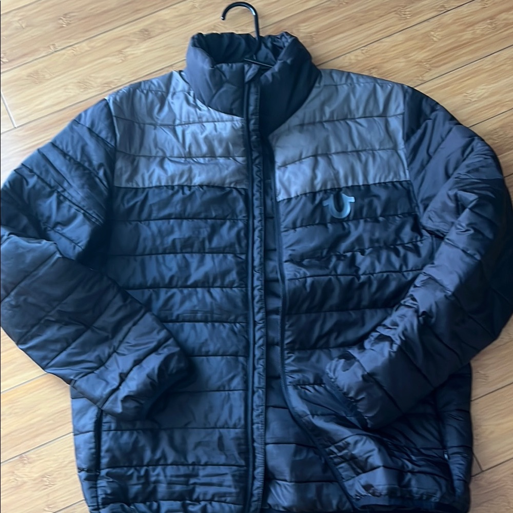 Men's True Religion Black Puffer Jacket